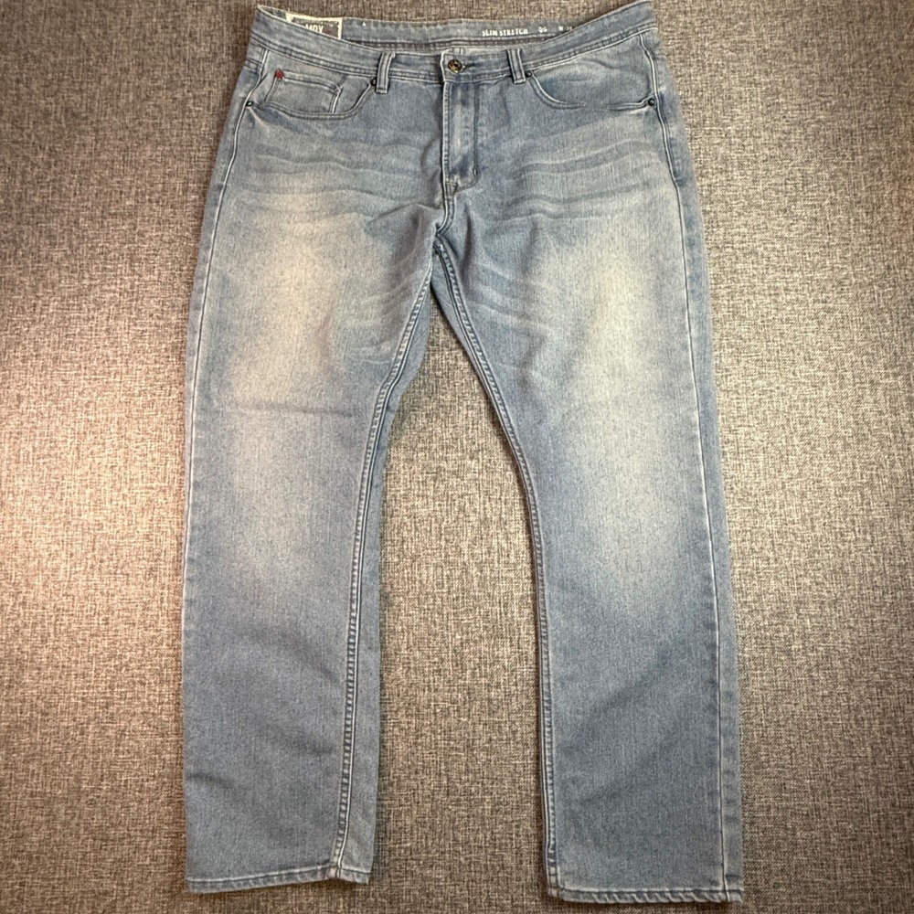 Women MBX Jeans | Size 18-20 38 Waist | Light Wash Slim‎ Stretch Denim Apparel